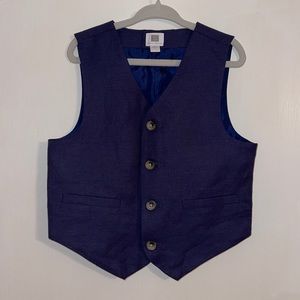 Navy blue vest